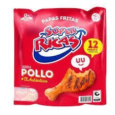 Paquete de papas super ricas pollo 30 gr