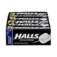 Halls barra negro