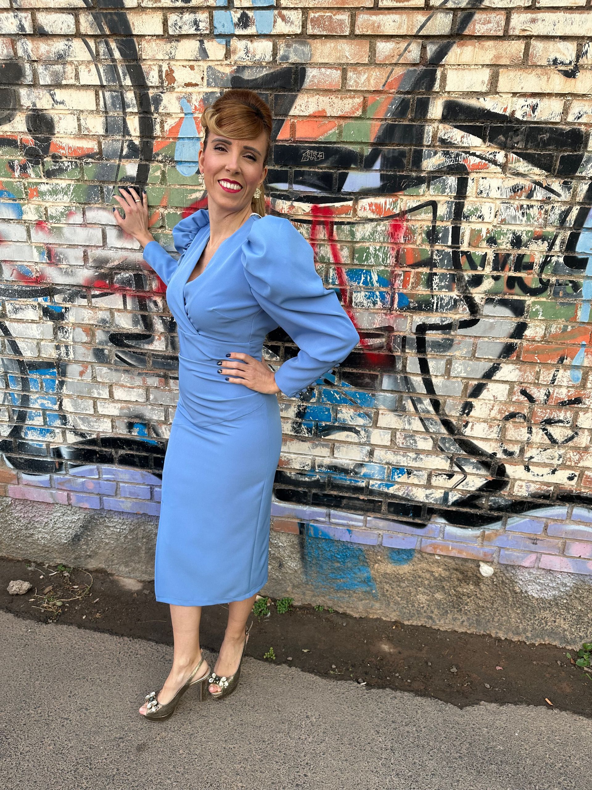 Vestido Vegonia Celeste