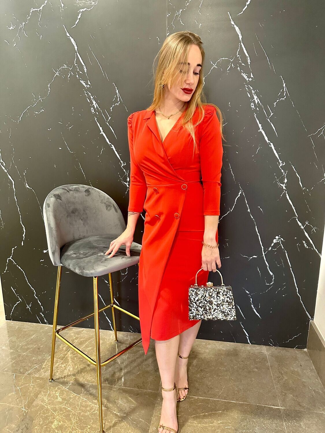 Vestido Gardenia Rojo