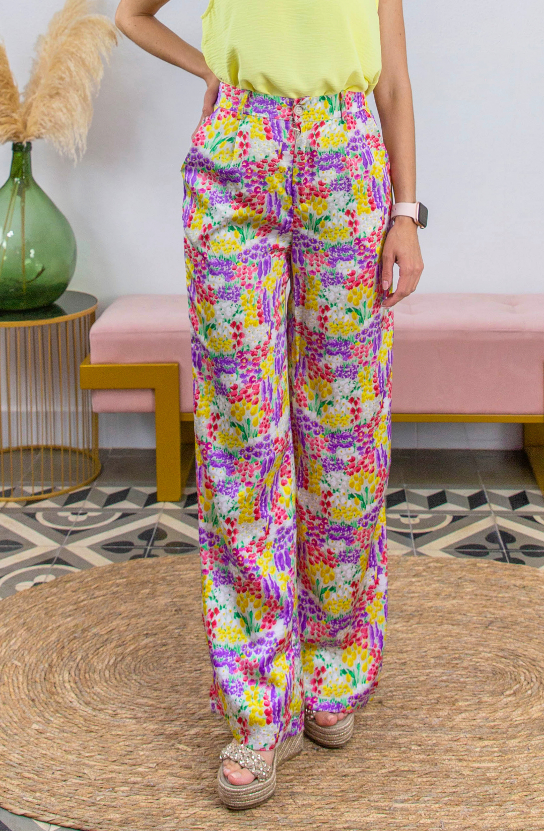 Pantalón Elegant Estampado Floral