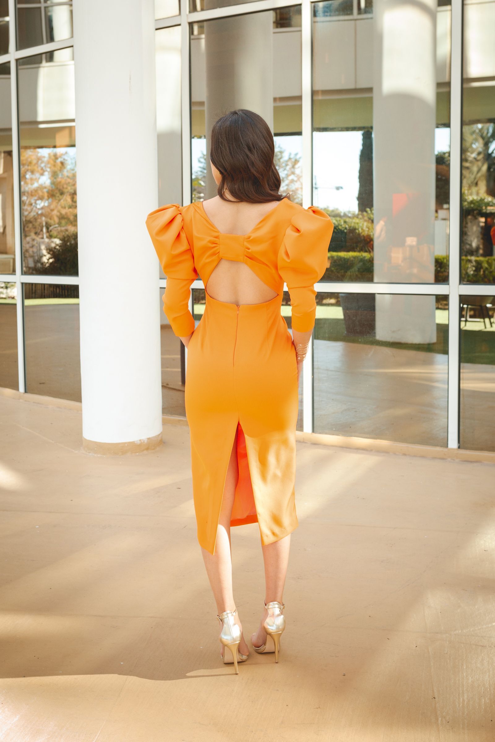 Vestido Alhelí Coral