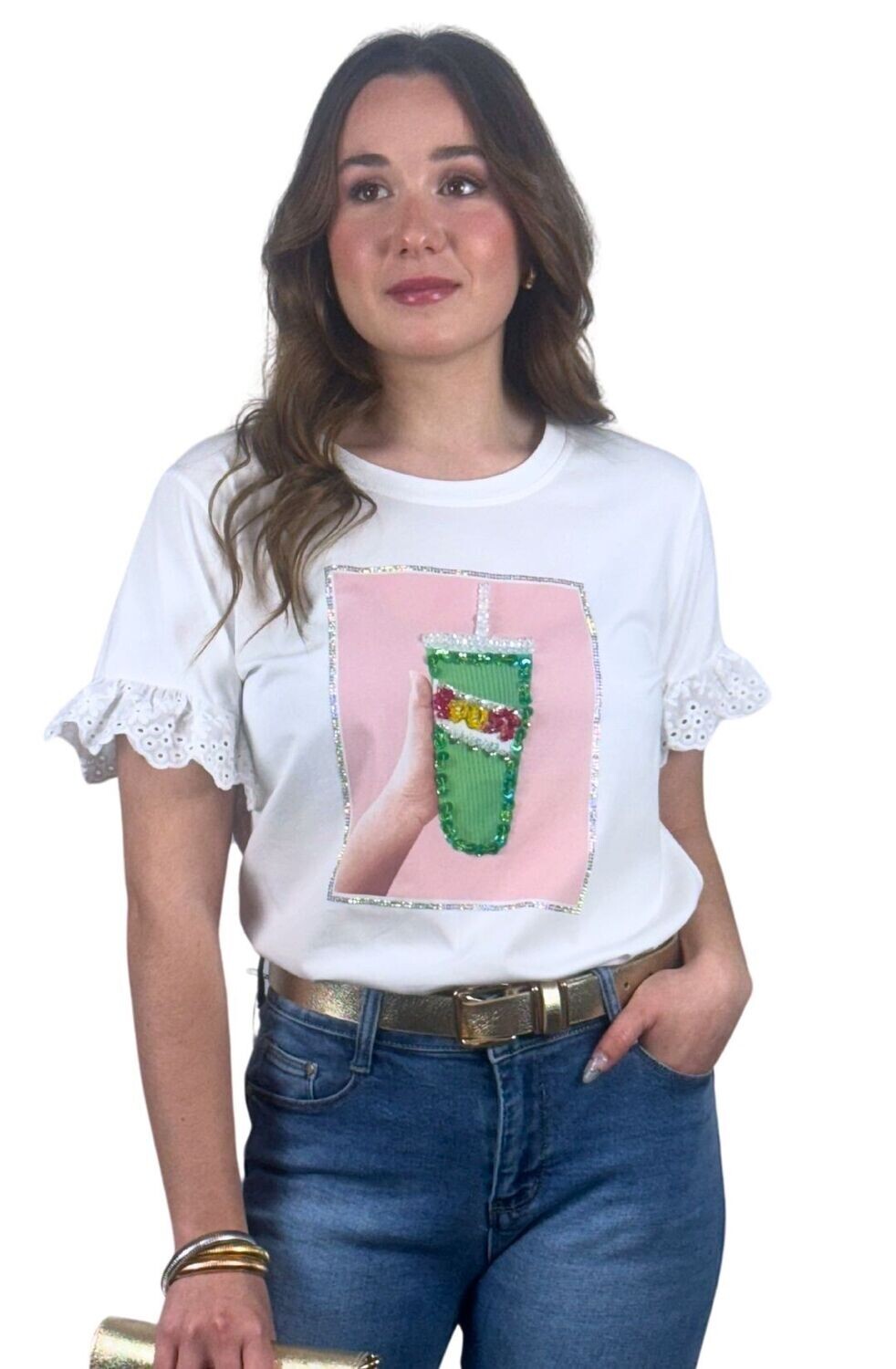 Camiseta Batido Rosa