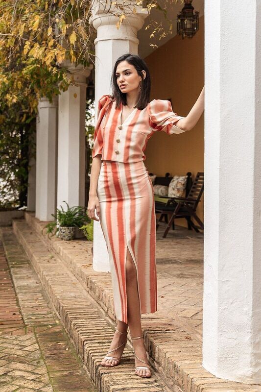 Conjunto Ada Teja Anaranjado - ALMA BLANCA Conjunto Ada Teja Anaranjado - ALMA BLANCA
