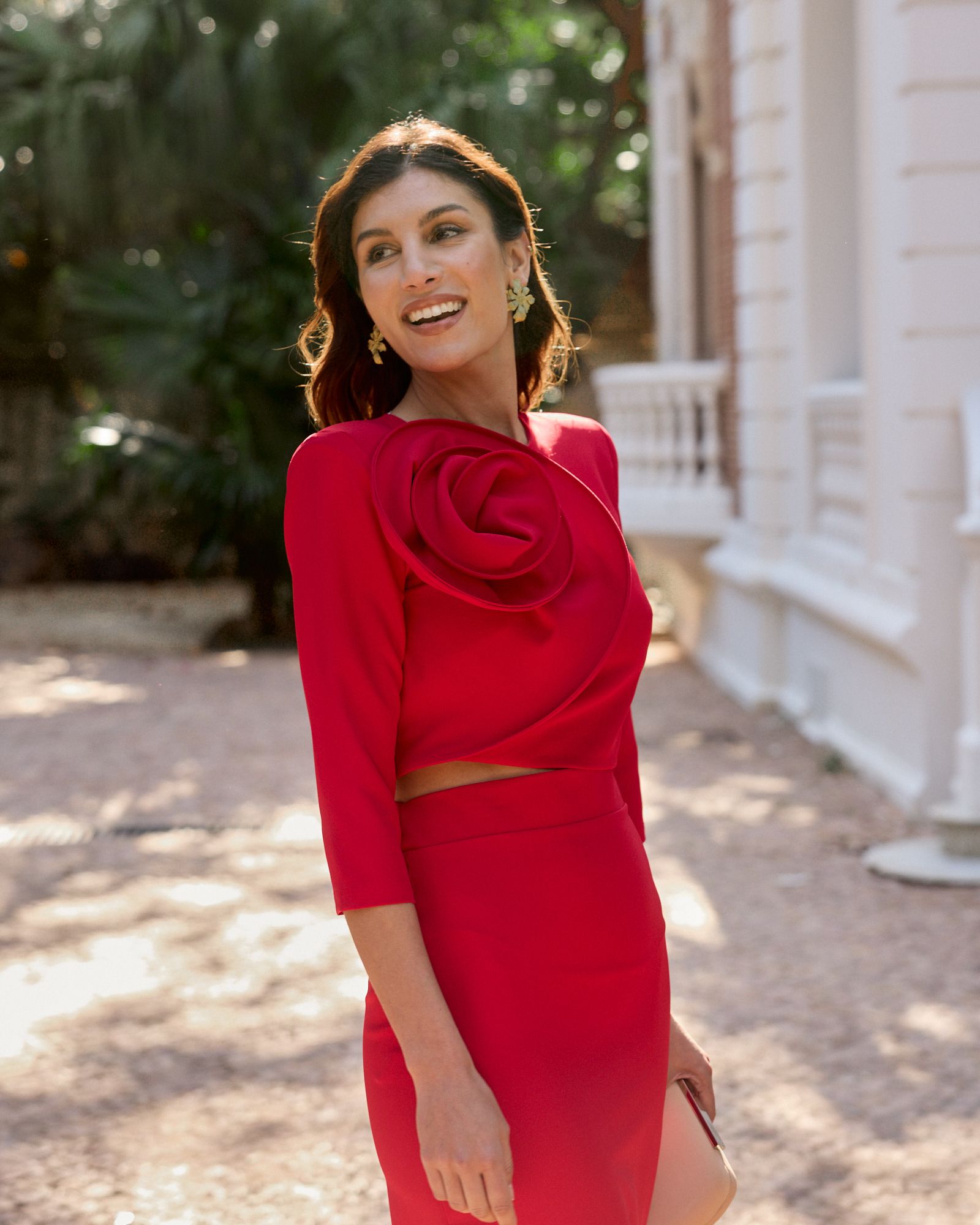 Conjunto Rojo Flor - MARTA EN BRAZIL