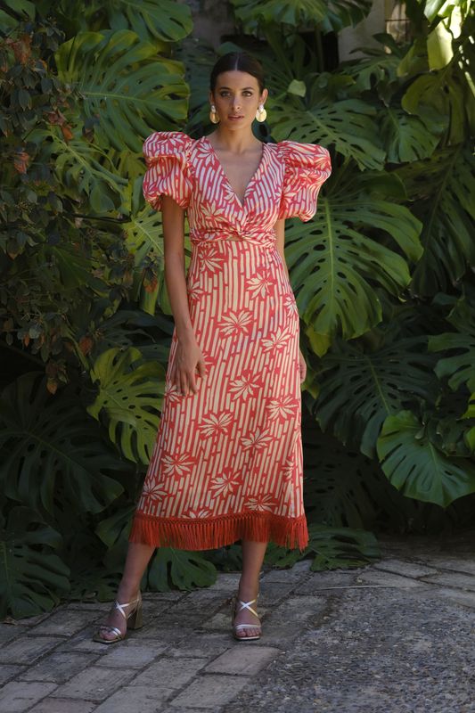 Vestido Columbia - SEDA Y COLOR
