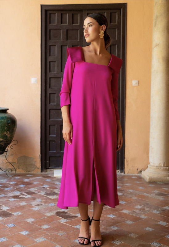 Vestido Fucsia Sara Ruiz