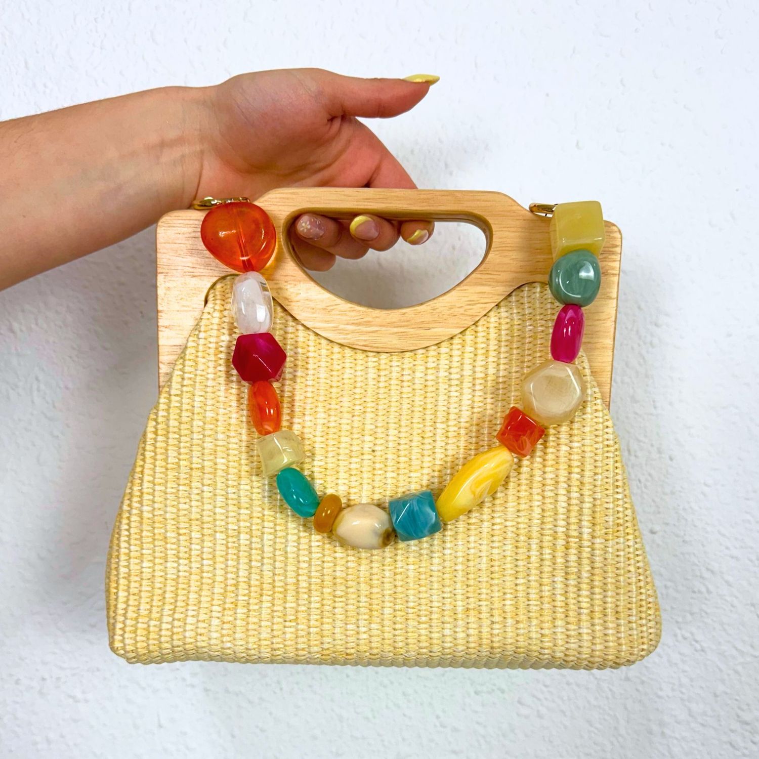 Bolso Rafia Joyas