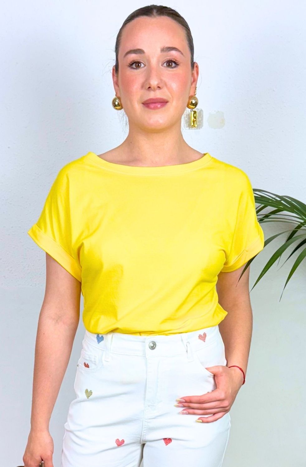 Camiseta Basic Amarillo