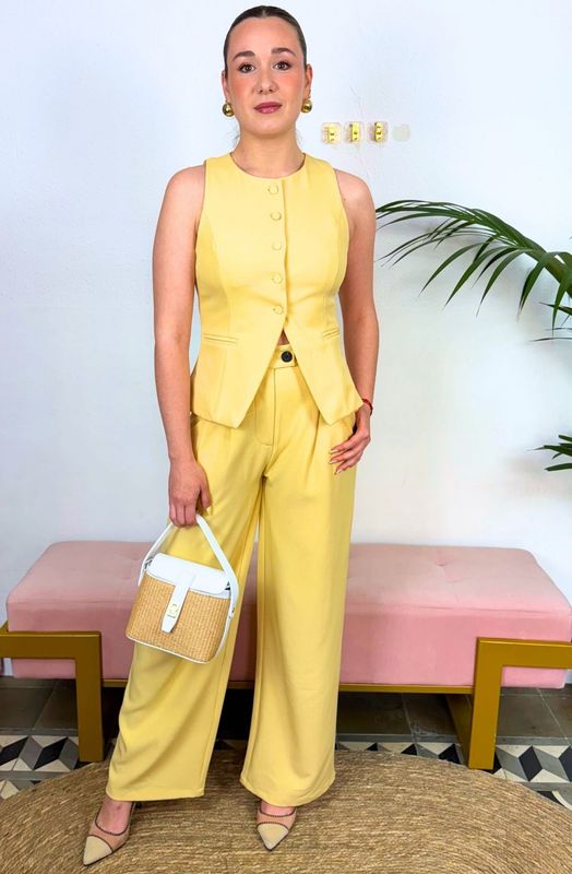 Pantalon Elegant Amarillo