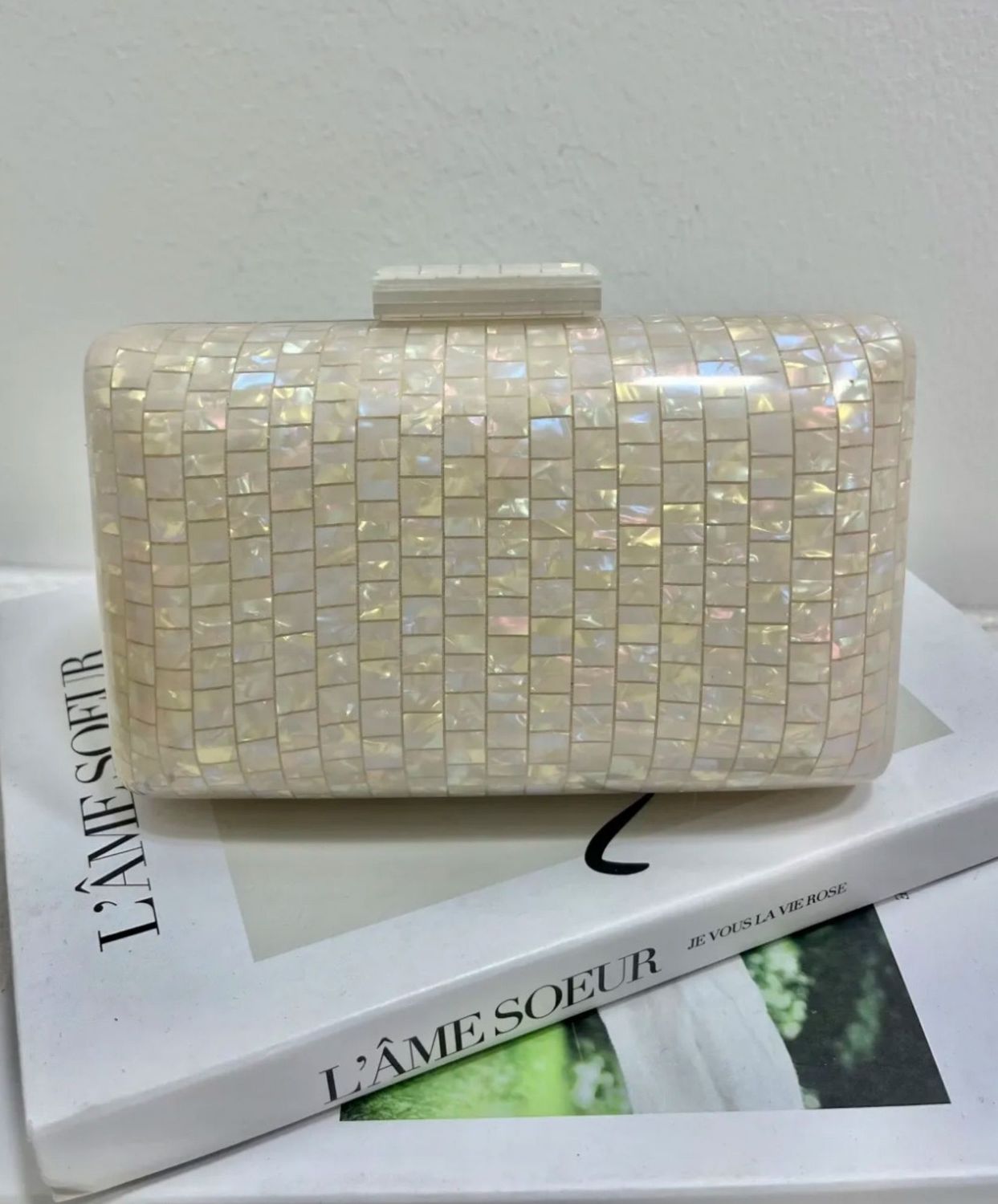Bolso Nacar Bicolor Beige