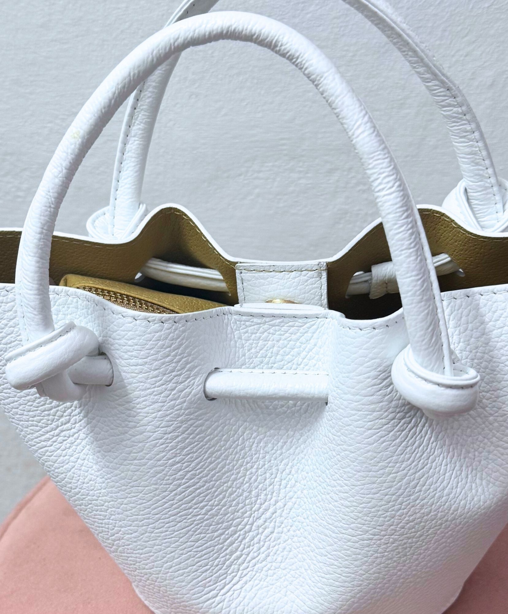 Bolso Piel Nudo Blanco