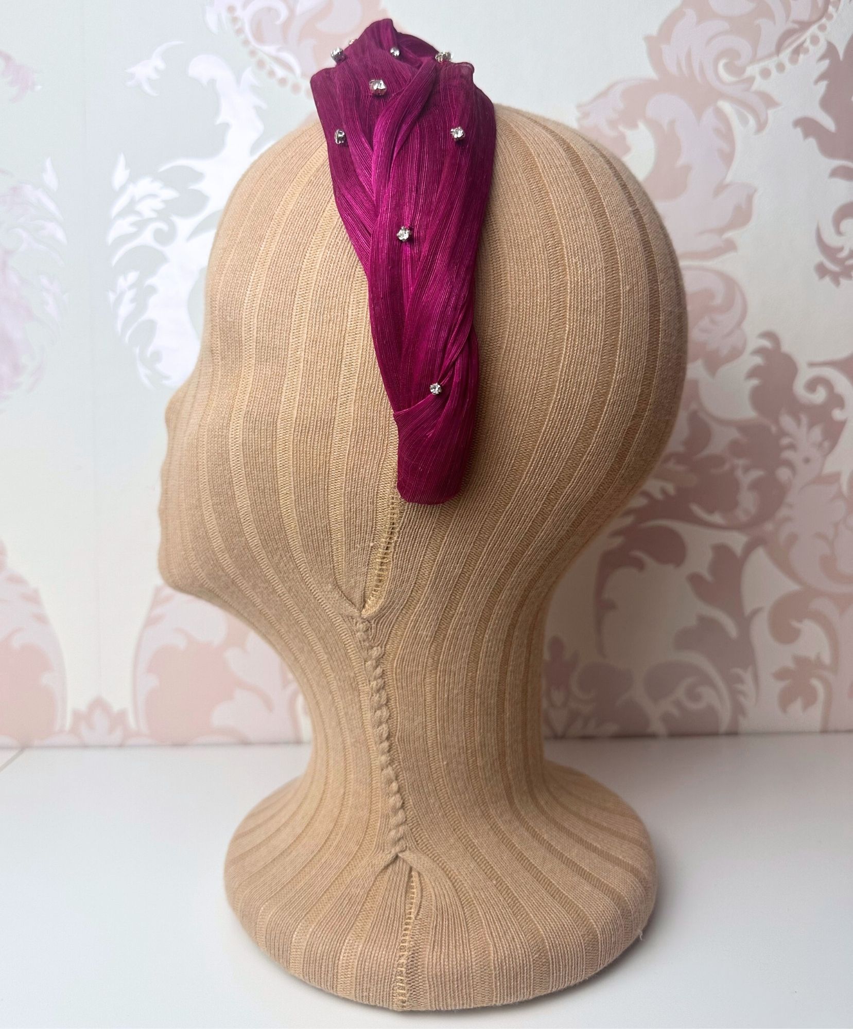 Diadema Fucsia Brillantes 