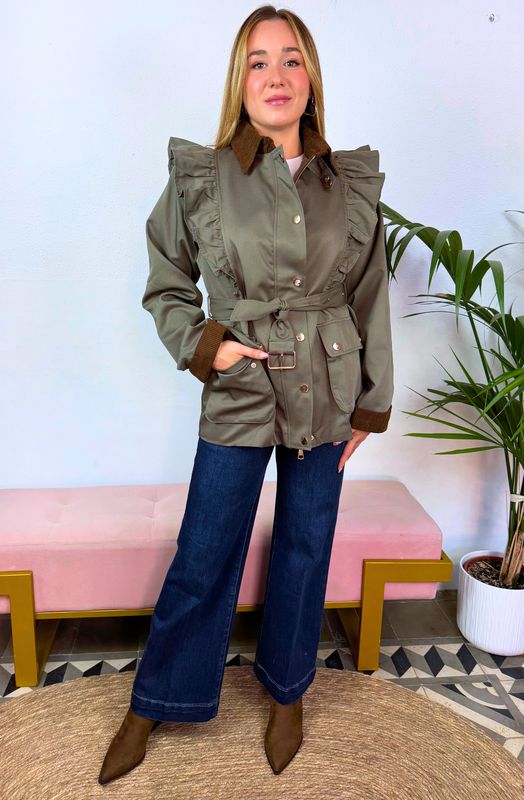 Chaqueta Sahariana Verde