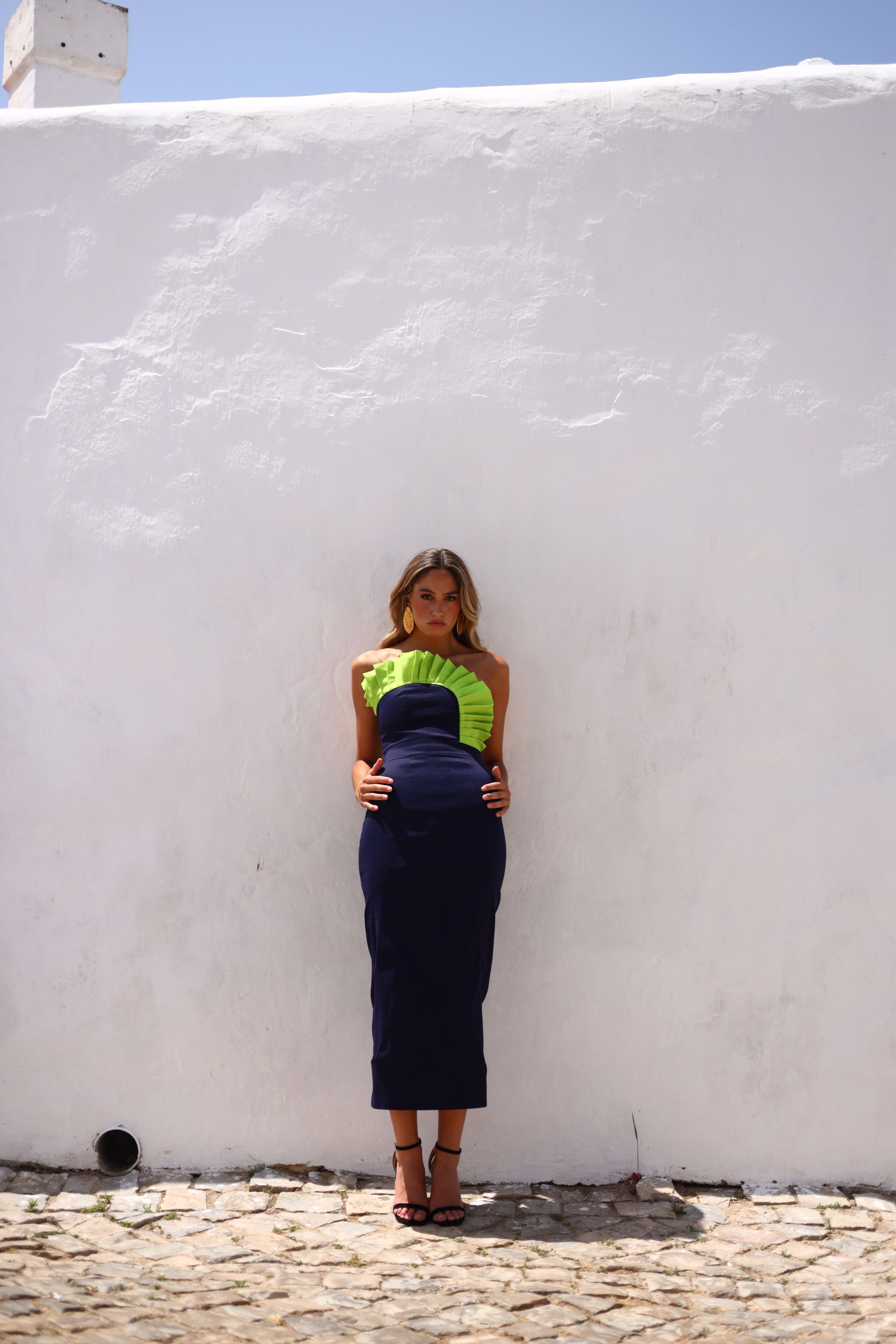 Vestido SUCRE MARINO - MAGNOLIA KOBUS