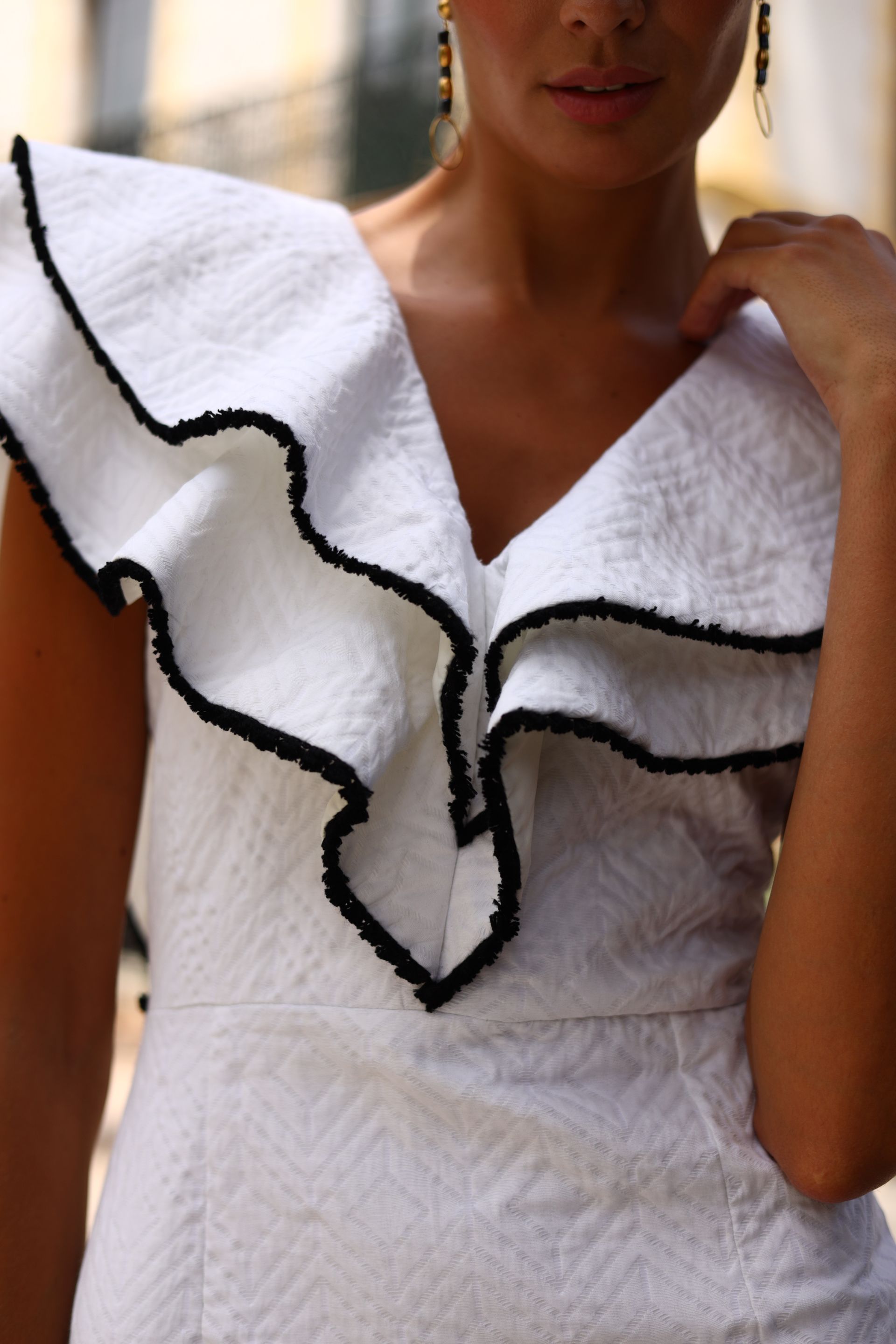 Vestido LAJAS BLANCO - MAGNOLIA KOBUS