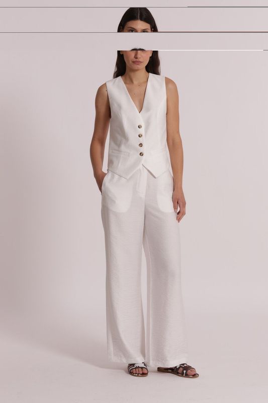 CHALECO BÁSICO-MIMI-MUA BLANCO