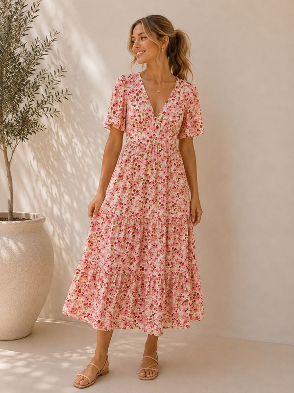 Vestido Loose Flores