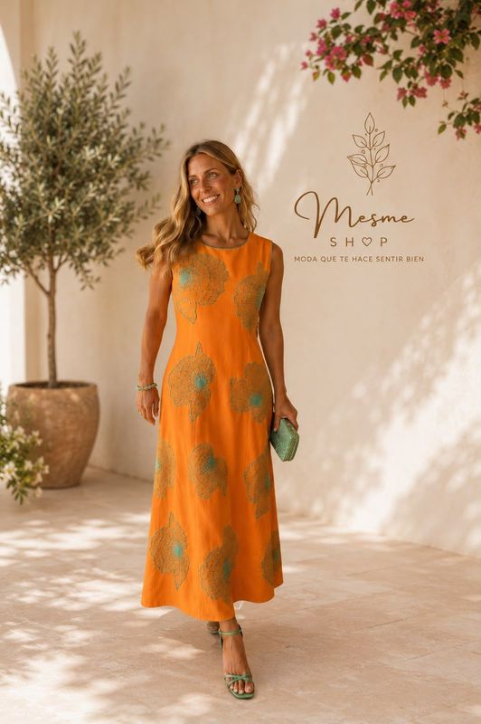 Vestido Naranja Esty