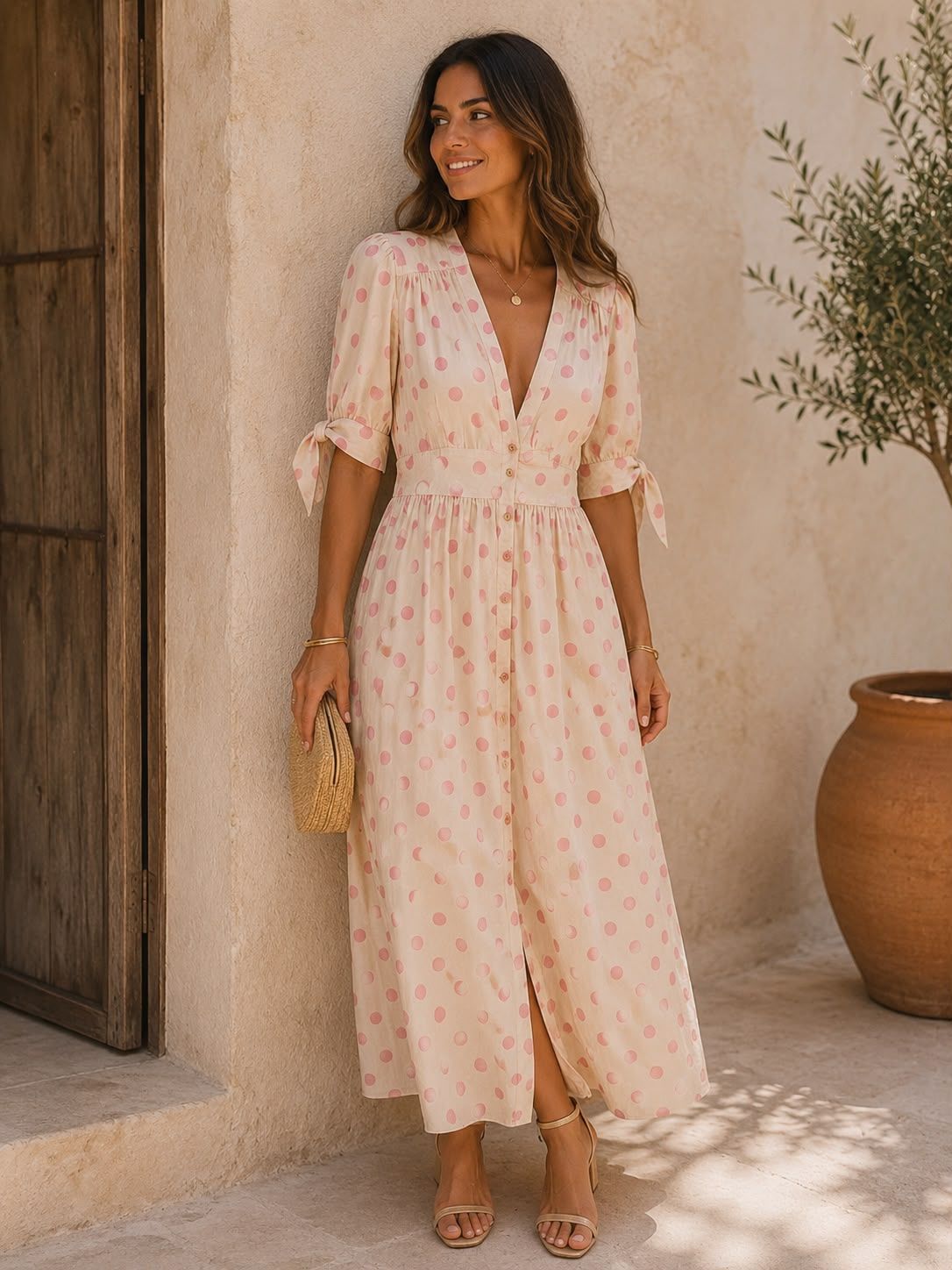 Vestido Lunares Nudos