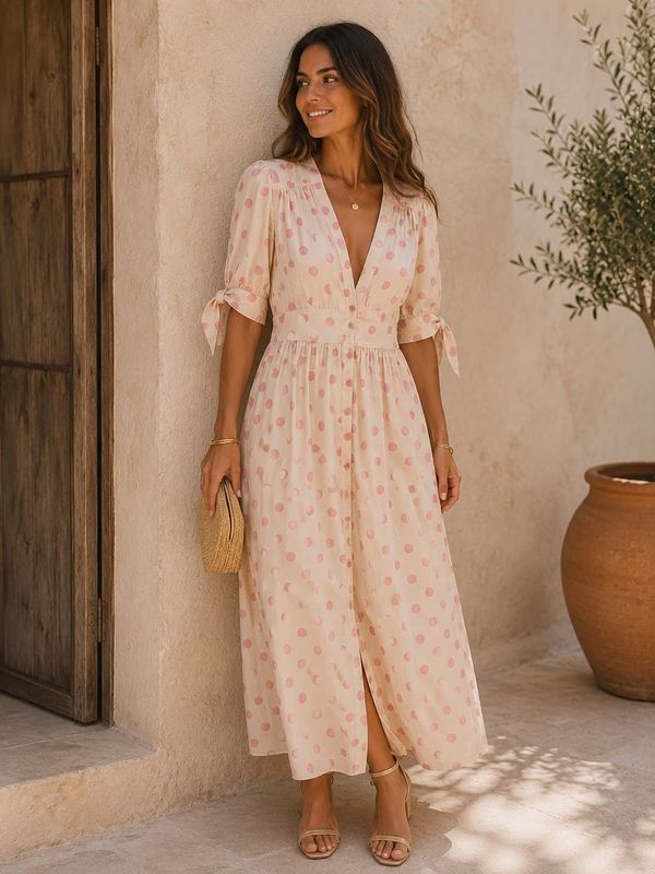Vestido Lunares Nudos