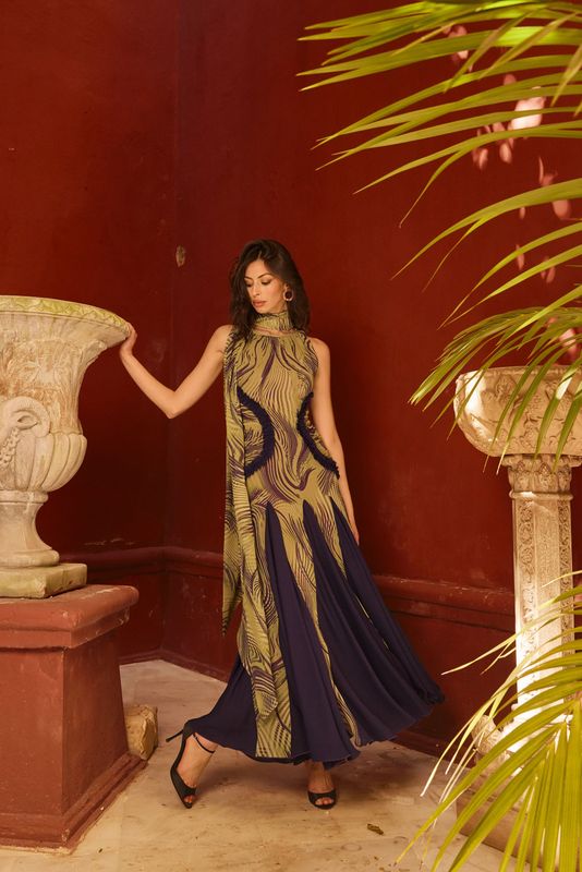 Vestido ROHO VERDE - MAGNOLIA KOBUS