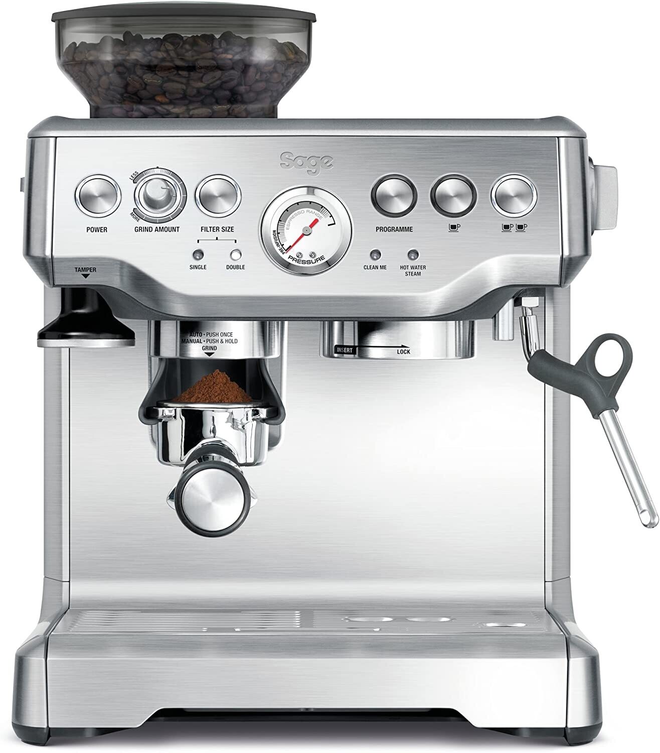 Sage Appliances SES875 Barista Express Espressomaschine & Kaffeemaschine