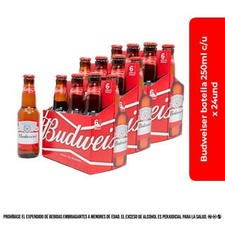 BUDWEISER BTLL 250ml*24
