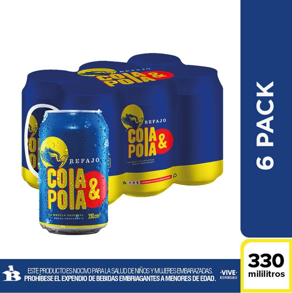 Cola y pola lata *4*6und