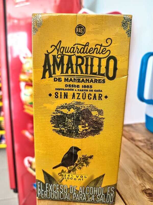 AGUARDIENTE AMARILLO 1L
