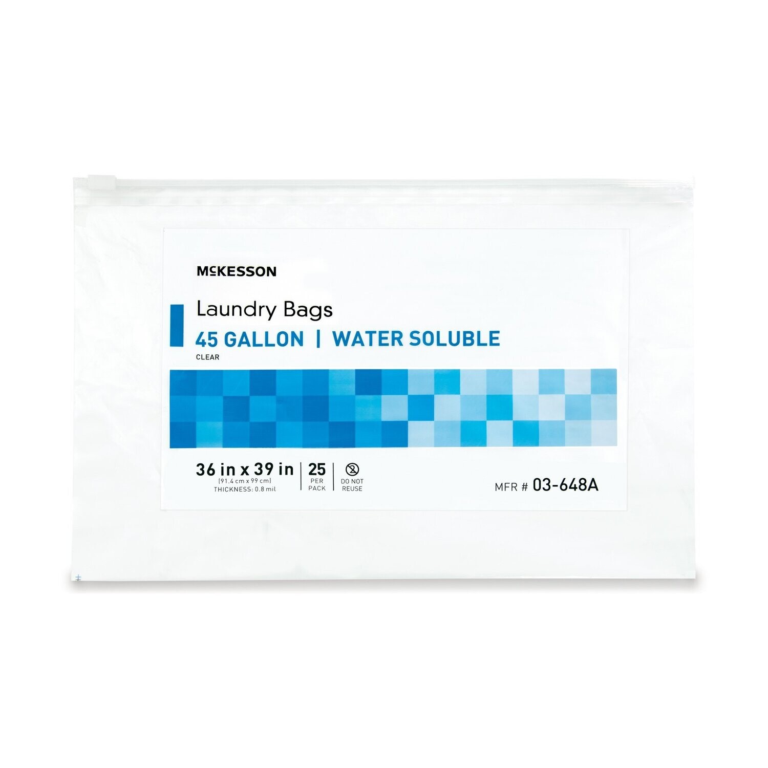 Mc Kesson Soluble Laundry Bags 45 Gallon
