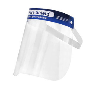 Face Shield, Adult with Elastic Strap