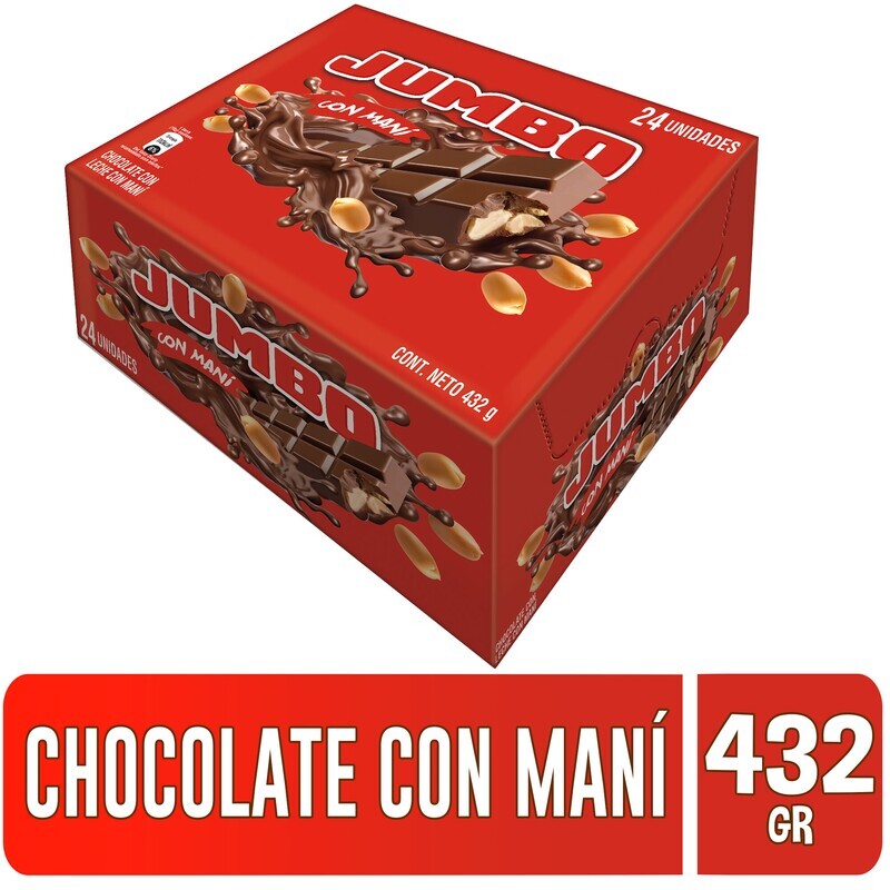 Choc. Jumbo Mani Mini *24