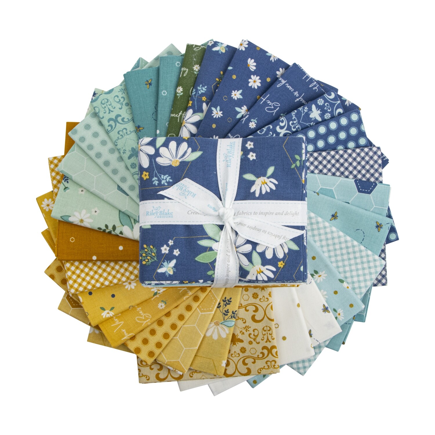 DAISY FIELDS Fat Quarter Bundle by BEVERLY MCcULLOUGH