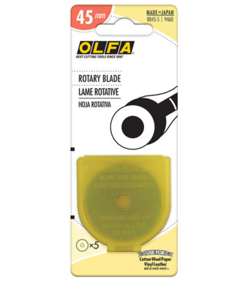 Olfa Replacement Rotary Blade 45mm - 5pk