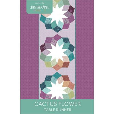 CACTUS FLOWER Table Runner Pattern