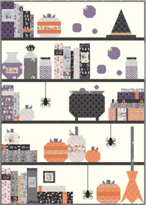 SPOOKY SCHOOLHOUSE SHELFIE Quilt Kit  - COMING MAY 2023