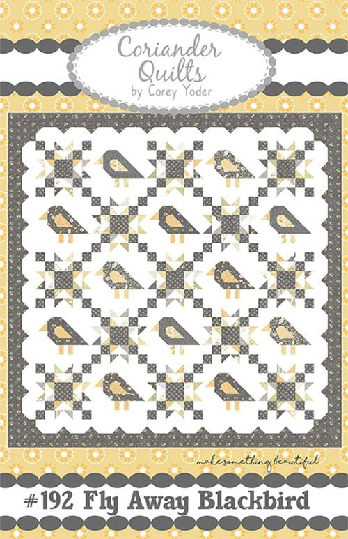 FLY AWAY BLACKBIRD Pattern by Coriander Quilts