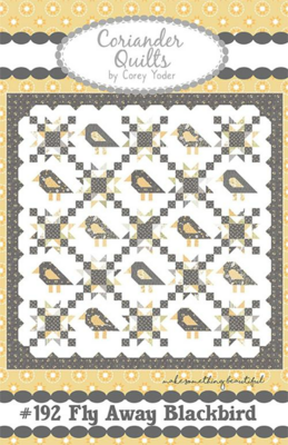 Fly Away Blackbird Pattern by Coriander Quilts