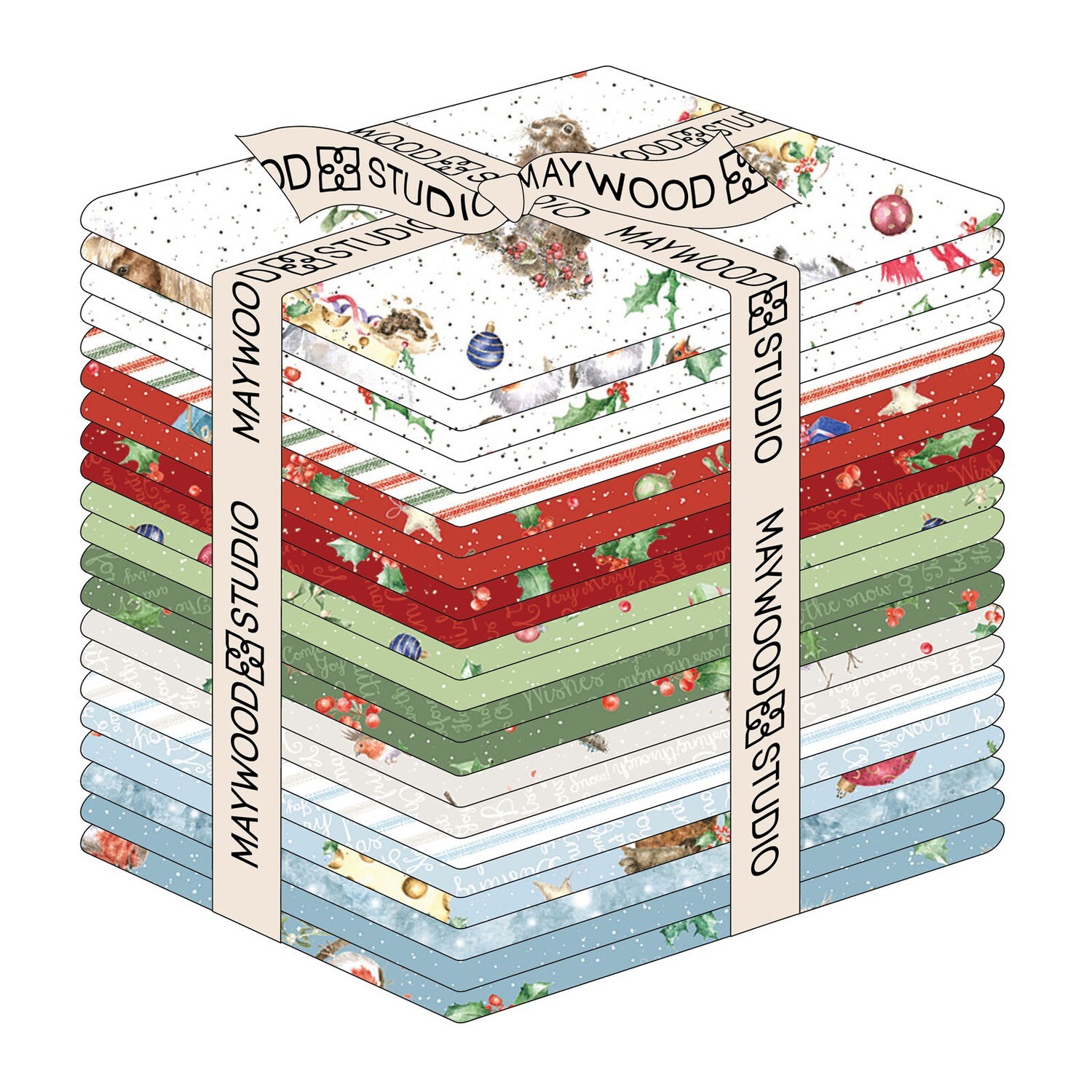 ONE SNOWY DAY Fat Quarter Bundle Precuts by HANNAH DALE - COMING JUNE 2023