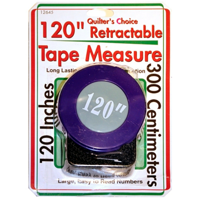 Retractable Tape 120" Tape Measure
