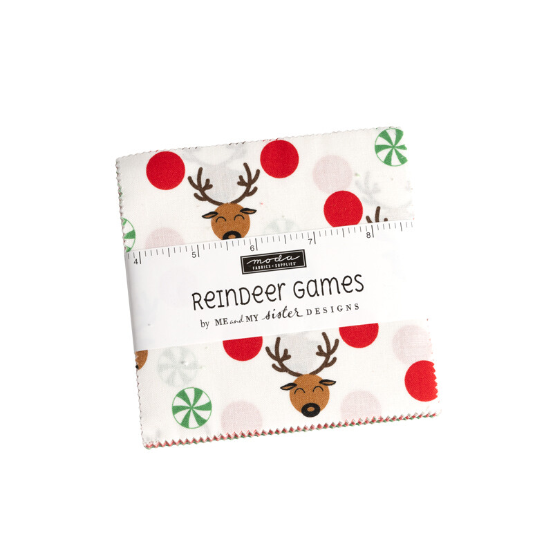 REINDEER GAMES 5" Charm Pack Precuts by ME AND MY SISTER DESIGNS - COMING MAY 2023