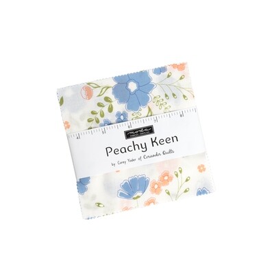 PEACHY KEEN 5" Charm Pack Precuts by CORIANDER QUILTS - COMING OCTOBER 2023