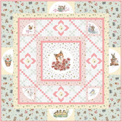 BAMBLE PATCH Quilt Kit by HANNAH DALE