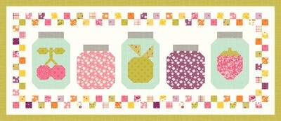 IN A FRUIT JAR SUMMER Table Runner Boxed Kit by SANDY GERVAIS