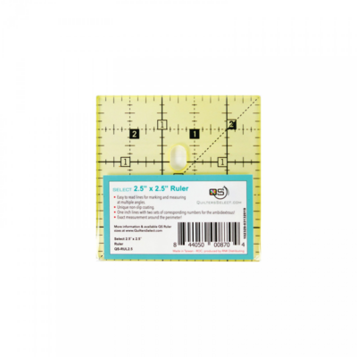 QUILTERS SELECT Non-Slip 2.5"x2.5" Ruler