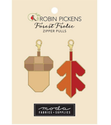 Forest Frolic Zipper Pulls by Robin Pickens