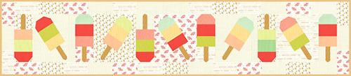 MINI POPSICLES Table Runner Pattern by FIG TREE & CO.