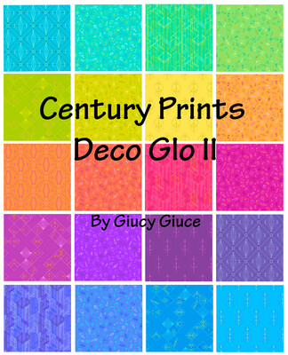 CENTURY PRINTS - DECO GLO II Fat Quarter Bundle by GIUCY GIUCE