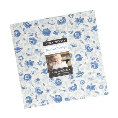 BLUEBERRY DELIGHT 10" Layer Cake Precuts by BUNNY HILL DESIGNS